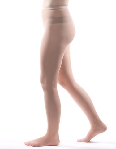 Allegro 20-30 mmHg Essential 32 Sheer Support Compression Pantyhose - Women's Compression Hose with Open Toe for Support - Image 3