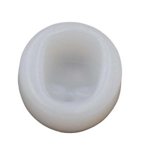 Sclmgo Molde de resina epoxi para hacer yo mismo, fácil de desmoldar, para regalo de fiesta, cara de muñeca, molde de arcilla