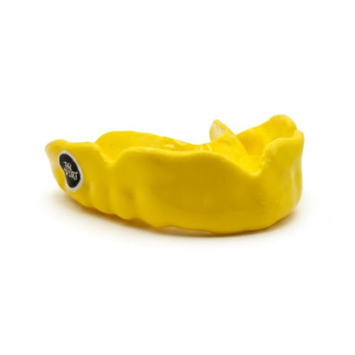 TWINKLEGUARD Protector bucal deportivo personalizado, amarillo