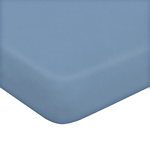 Drap housse 170 X 195cm coton bleu clair Homemania pour des nuits douces et sereines