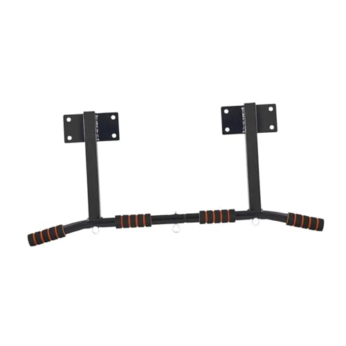 PETSOLA Barra Horizontal de Pared para Deportes, Equipo de Fitness, Barra de Tracción Fija Antideslizante, Barra de Tracción Individual para Adultos en, Negro