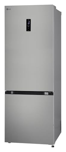 Image of LG 340 L, 2 Star, Frost Free, Double Door, Smart Inverter Compressor, Bottom Freezer Refrigerator with Door Cooling+, AI ThinQ, Wi-Fi Convertible (GLB3426BDPZ, Shiny Steel, Express Freeze, 2026 Model)