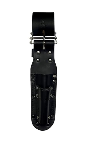 コヅチ(KOZUCHI) work time 牛本革 モンキー・ラチェットレンチ 2段差し 3連チェーン 黒 CH-01BK