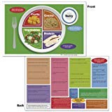 Nasco WA29394H MyPlate TearPad/Place Mats, 50 Sheets, 17 x 11