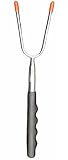 Handy Housewares Telescoping Barbecue Fork, Camp Fire Roasting Stick, Extends from 10" to 33" Long, Great for BBQ Hot Dogs, Smores (1 Pack)