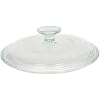 CorningWare G-5C Clear 1.5 Quart Fluted Round Replacement Glass Lid (6-Pack)