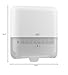 Tork Matic Paper Towel Dispenser, White, H1, One-at-a-Time Dispensing, Elevation Range, 5510202