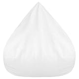 Beavorty Fodera per Pouf a Sacco Media 80X90 CM a Rete Traspirante, Rivestimento Interno Morbido senza Imbottitura, Lavabile e Rimovibile per Uso Domestico e Ufficio