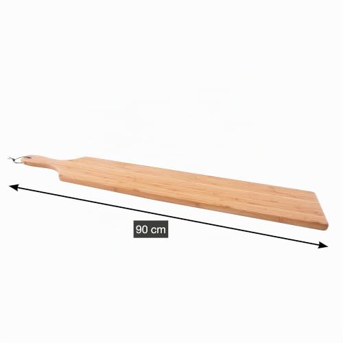 Planche à servir en bambou Point-Virgule extra longue 90cm