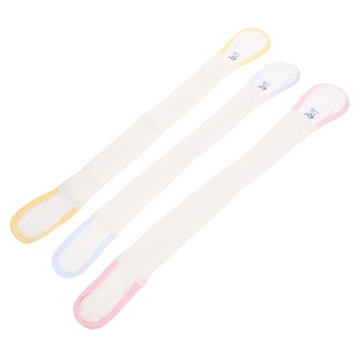 RORPOIR 3Pcs Adjustable Diaper Fixing Belts for Soft Cotton Diaper Fasten Straps Comfortable Fit for Newborns for Cloth Diapers Mixed