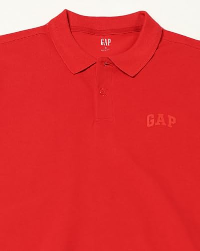 Image of Gap Men Solid Slim Fit Polo Neck Short Sleeves T-Shirt