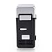 Mini Frigo, Mini Frigo Congelatore con Funzione di Raffreddamento e Riscaldamento, Mini Frigo per Camere da Letto Silenzioso Economico, Mini Frigorifero Portatile Adatto per Interfaccia USB(Nero)
