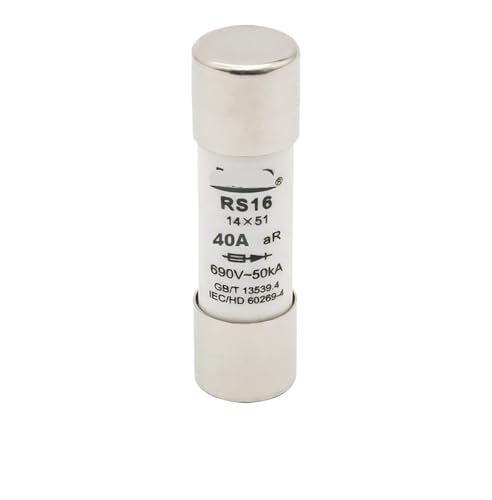Fusible rapide RS16 de 40A de haute précision 14 * 51 pour tension de 690V