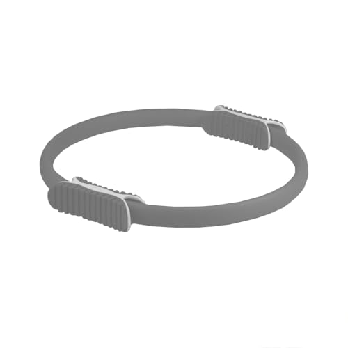Aro de Pilates para Entrenamiento - Anillo de Yoga con Doble Asa – Círculo Pilates Fitness de Resistencia y Flexibilidad - Aro mágico para piernas y Brazos.