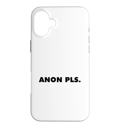 Anon Pls (Anonymous Please) �Z���u �S�V�b�v �X�j�b�` �X�}�z�P�[�X iPhone 16 Plus �p