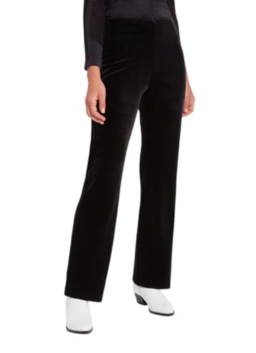 Lyss womens Velvet Casual Pants Black Small US