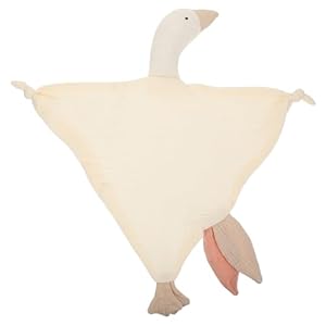HAMPPLIES Beruhigendes Schwan Schnuffeltuch Mädchen