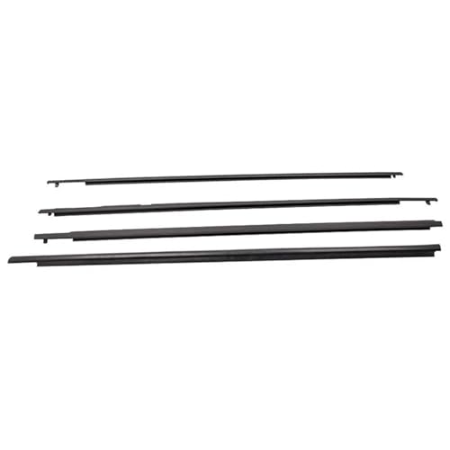Joint d'étanchéité extérieur de vitre Toyota Highlander 2008-2010 | Lèche-vitre caoutchouc x4