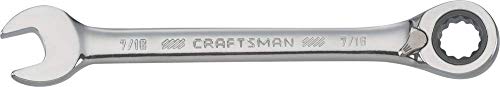 CRAFTSMAN Ratcheting Wrench, SAE, Reversible, 7/16-Inch, 72-Tooth, 12-Point (CMMT42414) by CRAFTSMAN - Used condition - US$18.79