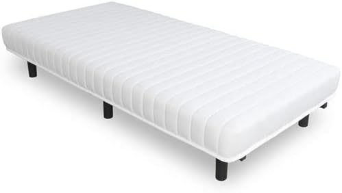 ボンネルコイルマットレスベッド ホワイト 小売業者 ベッド ホワイト