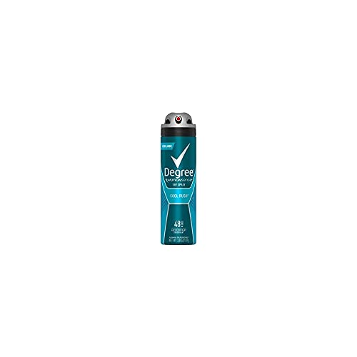 Degree Deodorant 3.8 Ounce Mens Dry Spray Cool Rush (113ml) (3 Pack)