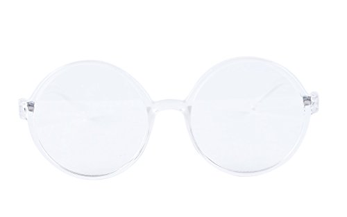 Agstum Retro Round Glasses Frame Clear Lens Fashion Circle Eyeglasses 52mm
