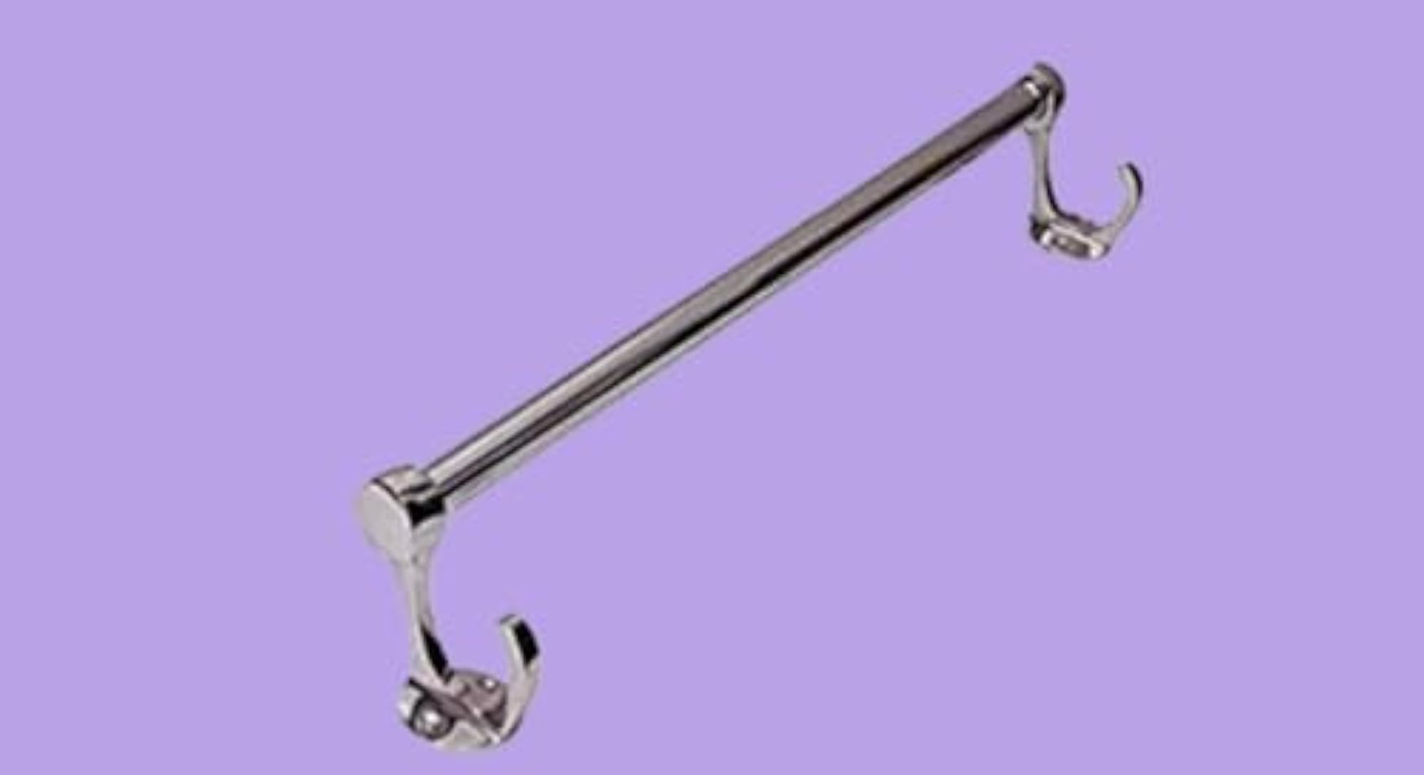 Multipurpose Stainless Steel Towel Rod for Bathroom, 24 Inch
