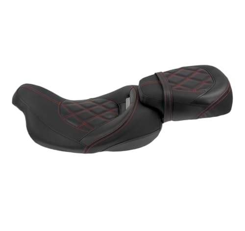 Asiento trasero delantero motocicleta para Touring Road King 2009-2023