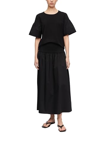 Jupe midi Comma 2180555 finitions premium et textile fluide haut de gamme