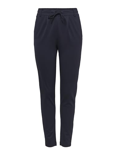 ONLY Poptrash - Pantalon - Tapered - Femme - Bleu (Night Sky) - W40/L32 (Taille Fabricant: L)