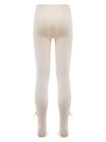 Toddler Baby Girls Stretchy Tights Stocking with Bowknot Little Girls Casual Footed Pantyhose Leggings2