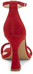 Vince Camuto Women's Footwear Women's Relasha Embellished Sandal Heeled, Cherry Berry, 8 | Image 2
