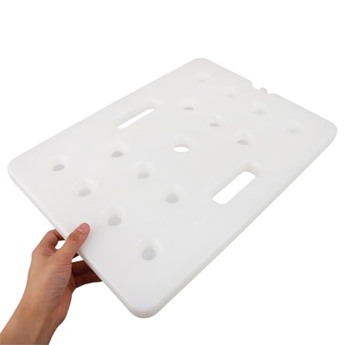 Caja de contrapeso blanco para barandilla de piscina de plástico resistente con cintas 5