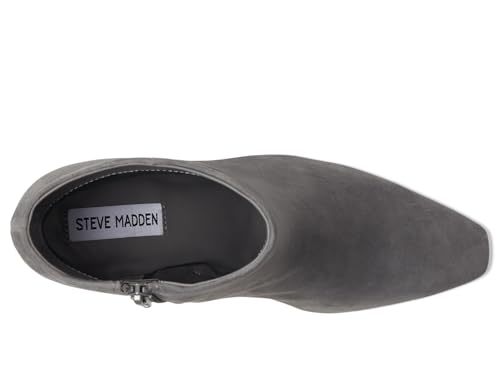 Steve Madden Steve Madden Women's Aidan Ankle Boot, Grey Suede, 8.5