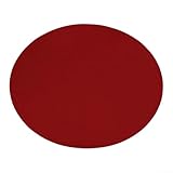 Pokertisch-Auflage, Runde Filz-Tischdecke, Tischüberzug für Kartenspiele 91–122 cm Durchmesser, Elastische Tischunterlage für Kartenspiele, Mahjong und Poker(Rot)