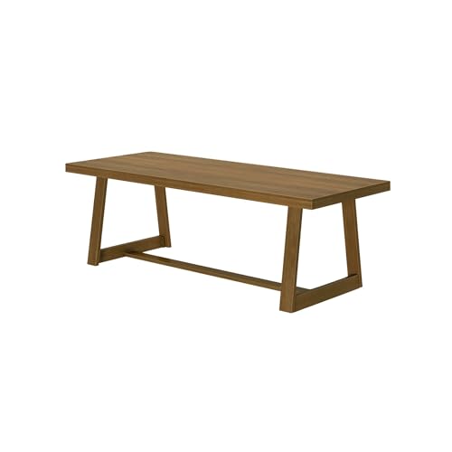 Classic-Rectangular-Dining-Room-Table-94in-2380mm-Pecan-Wirebrush Classic Rectangular Dining Room Table 94in 2380mm Pecan Wirebrush