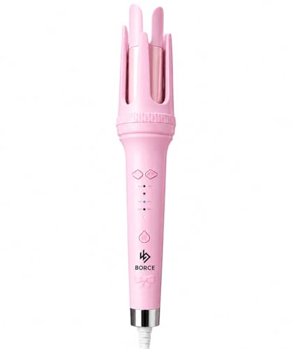 Image of Automatic Hair Curler, Rotating Curling Iron with Ceramic Barrel, Professional Curling Iron for Long Hair, Quick Heat Instant Auto Curler, Tangle-Free Hair Styling Tool for Women