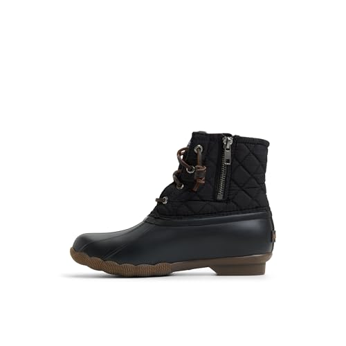 Sperry Women's Saltwater Boots, Black, 7