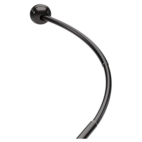 Zenna Home Rustproof Aluminum Shower Rod Cover