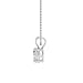 Houston Diamond District 0.5-10 Carat Lab Grown Diamond Solitaire Pendant Necklace, Round Cut Solitaire, 4-Prong Setting, Jewelry for Women (E-F, VS) 14K White Gold 0.5 Carats 16