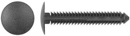 Push-In Rivet, Dome, 6.3 Mm Dia., 45 Mm L, Nylon Body, 25 Pk, 10064Pk