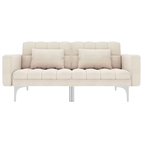 Willood Sofas, Schlafsofas, Stoffsofas, Sofas mit Polsterung, Sofabeine aus Holz, modernes Design,Creme