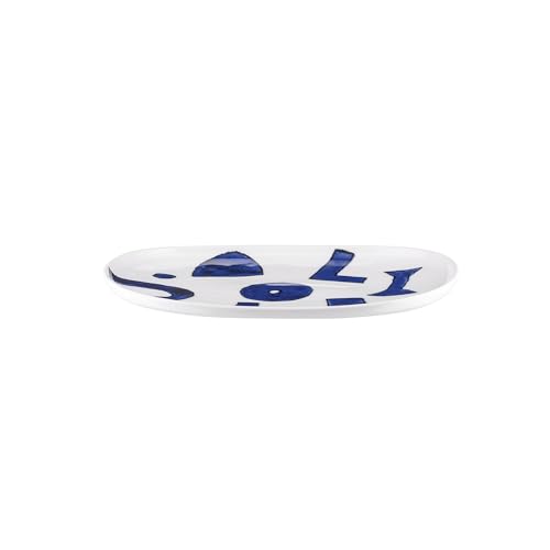 Fuente ovalada Alessi Itsumo Yunoki NF08/22 25 en porcelana blanca para uso diario 2