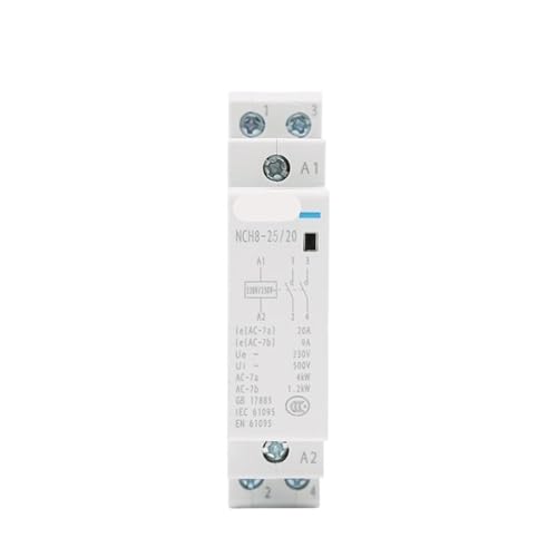 Contacteur monophasé rail DIN 4P 25A 4NO 230V NCH8 CHINT domotique
