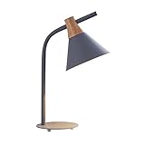 huangwei-2018 Desk Lamp, Modern Minimalist Bedroom Bedside Table lamp 7W dimmable Eye Protection Desk lamp E27 Learning Reading Light with 3 Brightness Levels,for Work/Study(Size:Button Switch)