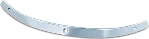 Kuryakyn 1387 Motorcycle Accessory: Smooth Windshield Trim for 2014-19 Harley-Davidson Motorcycles, Chrome