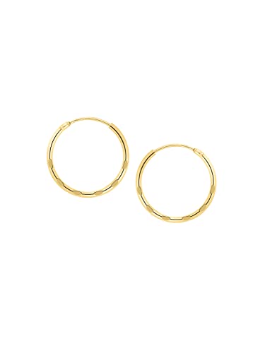 My Gold Damen Mädchen Creolen Ohrringe Gold 333 Echtes Gelbgold (8 Karat)...