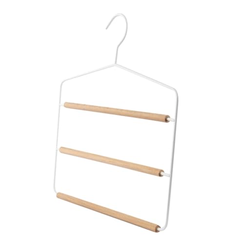 Gatuida 多設計省スペースパンツハンガー 衣類形状保護 複収納可能 クローゼット整理用ズボンラック