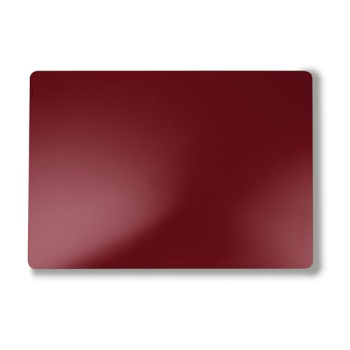 Laptop Skin Compatible with Alienware M18 R2 (2024) - Solid Burgundy - Premium 3M Vinyl Protective Wrap Decal Cover - Easy to Apply | Crafted in The USA by MightySkins
