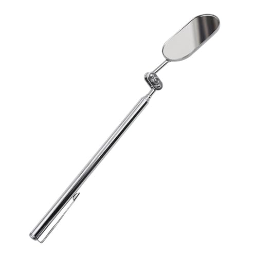 Image of Telescoping Inspection Mirror 360 Swivel Multipurpose Metal Mechanics Mirror